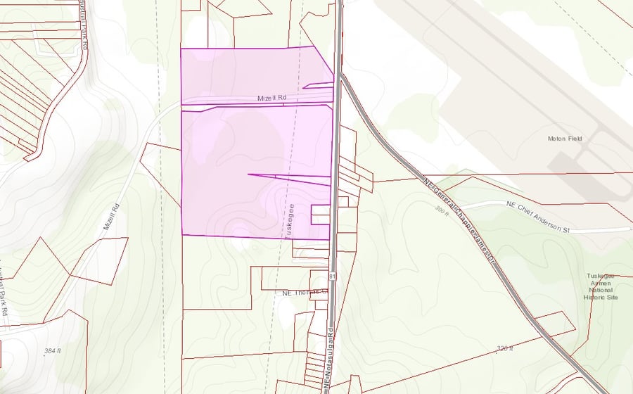 Minnifield Tract commercial land in Tuskegee