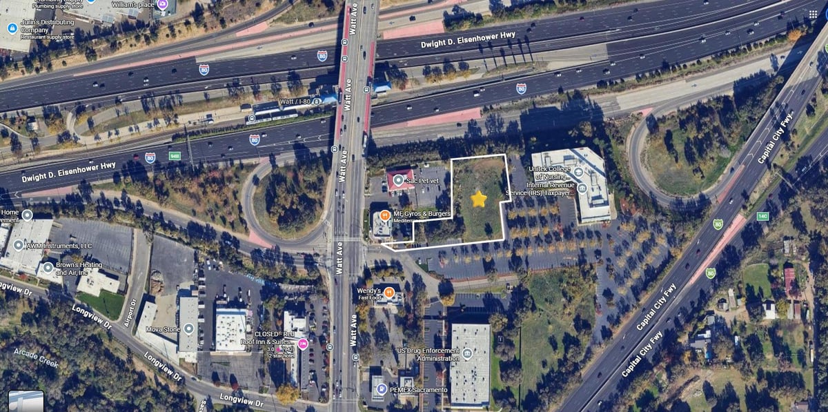 Commercial land offering along Watt Avenue Sacramento photograph 4