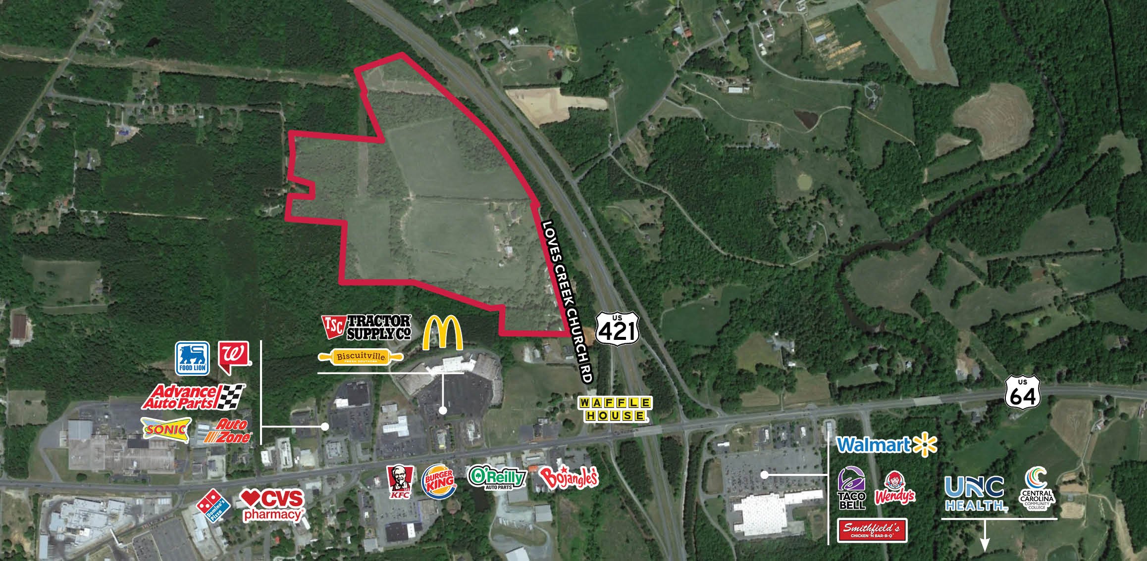 Loves Creek Church Rd, Siler City, NC 27344