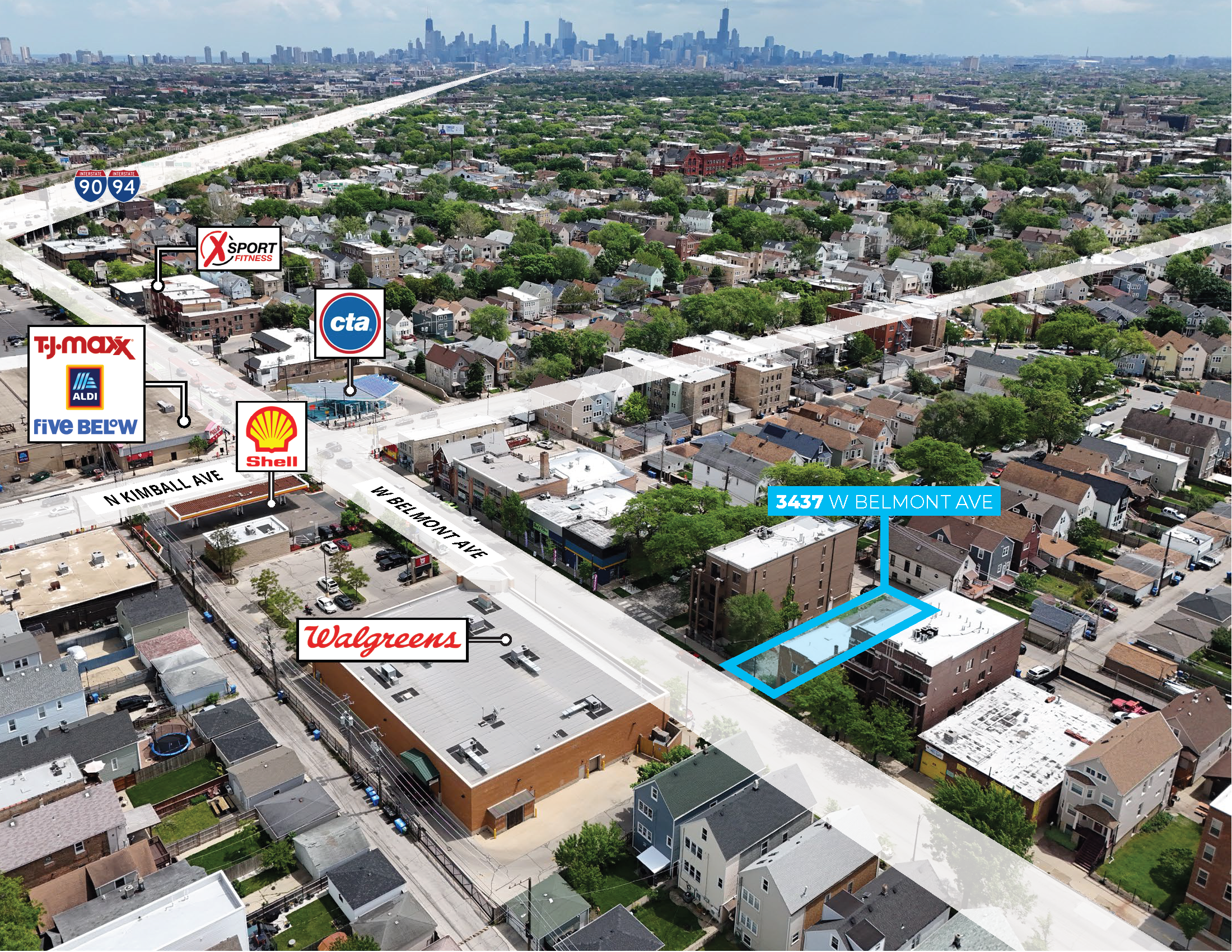 3437 W Belmont Ave, Chicago, IL 60618