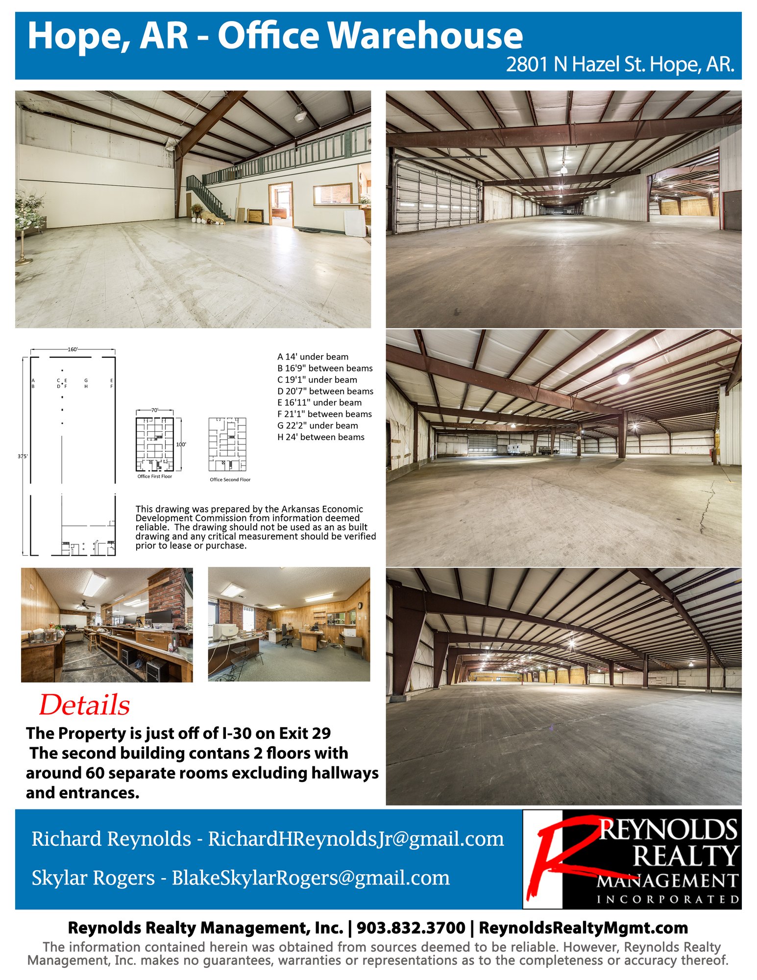 2801 N Hazel St, Hope, AR 71801