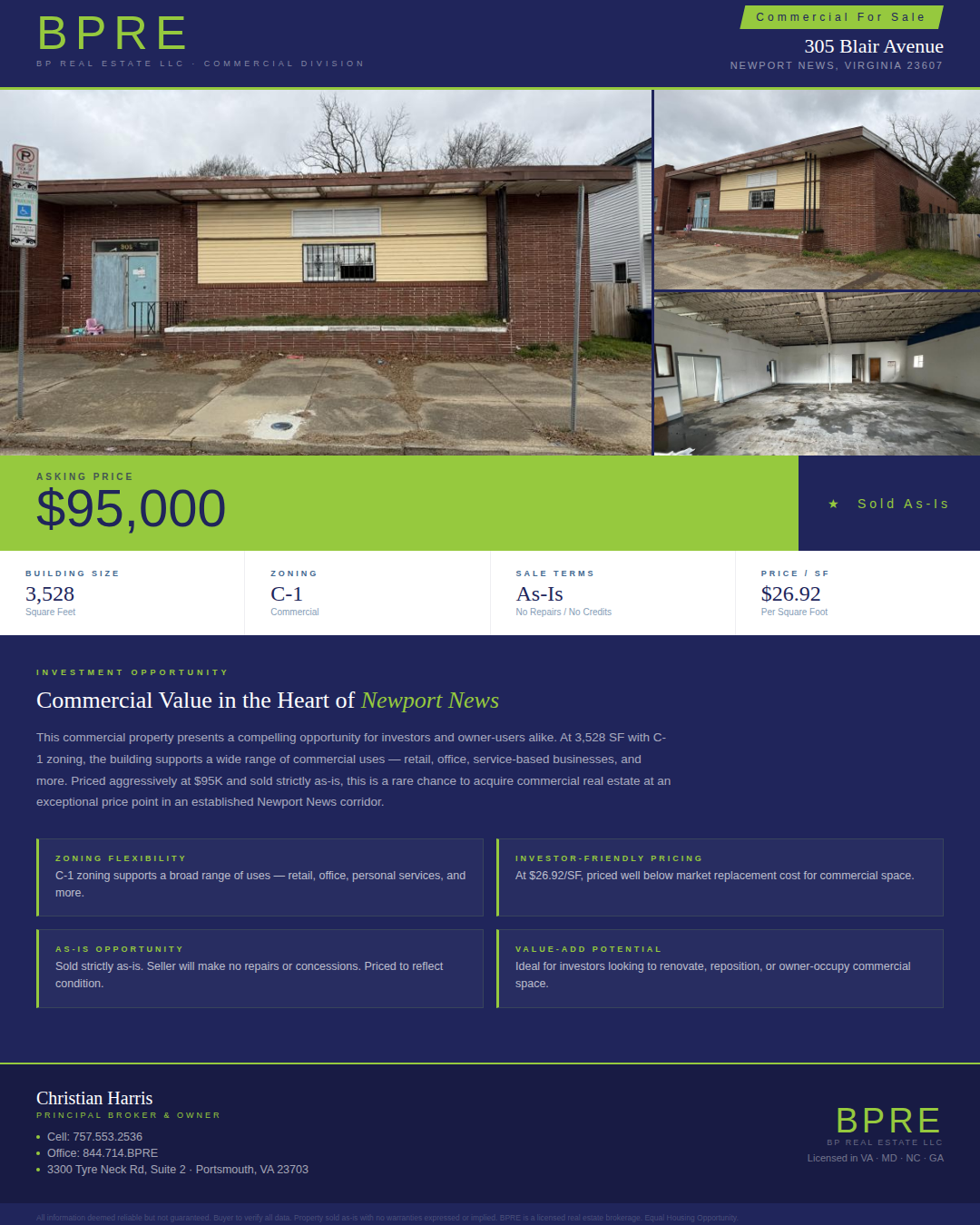 305 Blair Ave, Newport News, VA 23607-6028