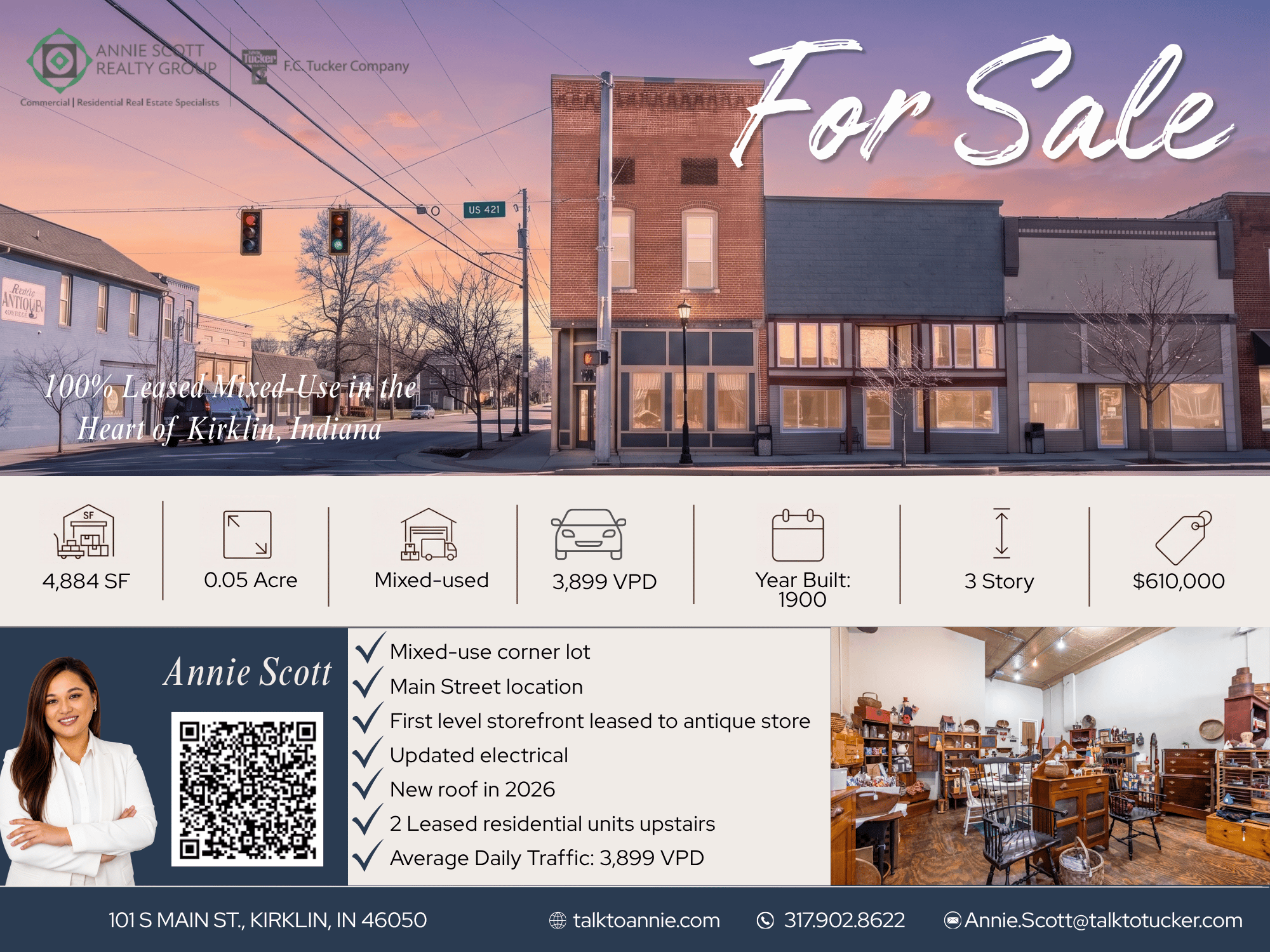 101 S Main St, Kirklin, IN 46050