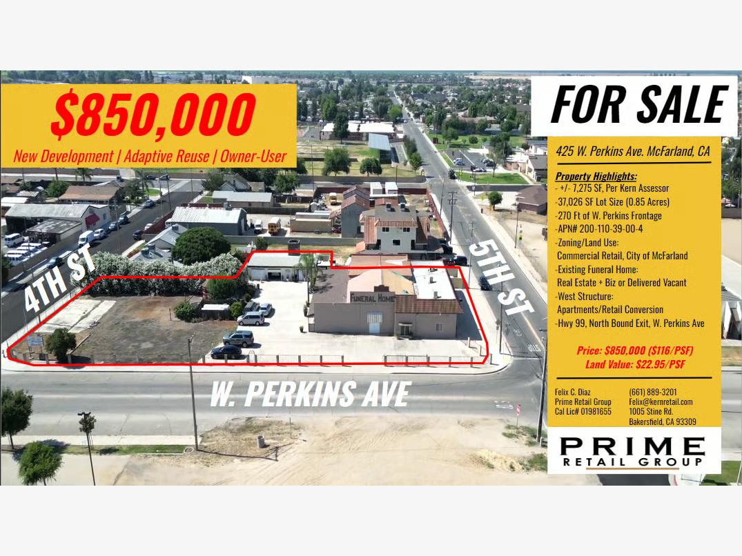 425 W Perkins Ave, Mc Farland, CA 93250