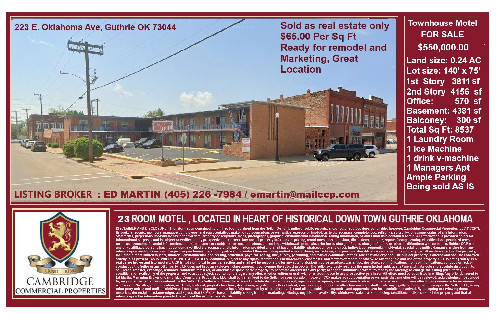 223 E Oklahoma Ave, Guthrie, OK 73044