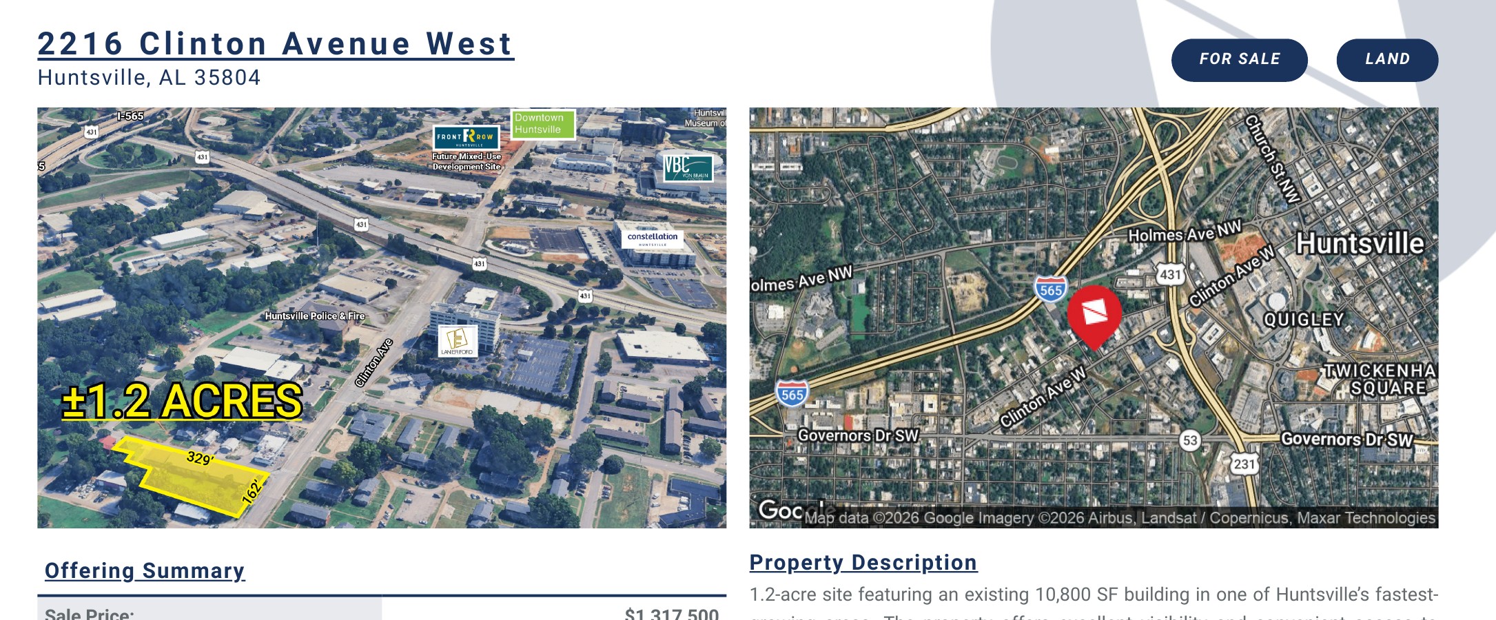 2216 Clinton Ave West, Huntsville, AL 35804