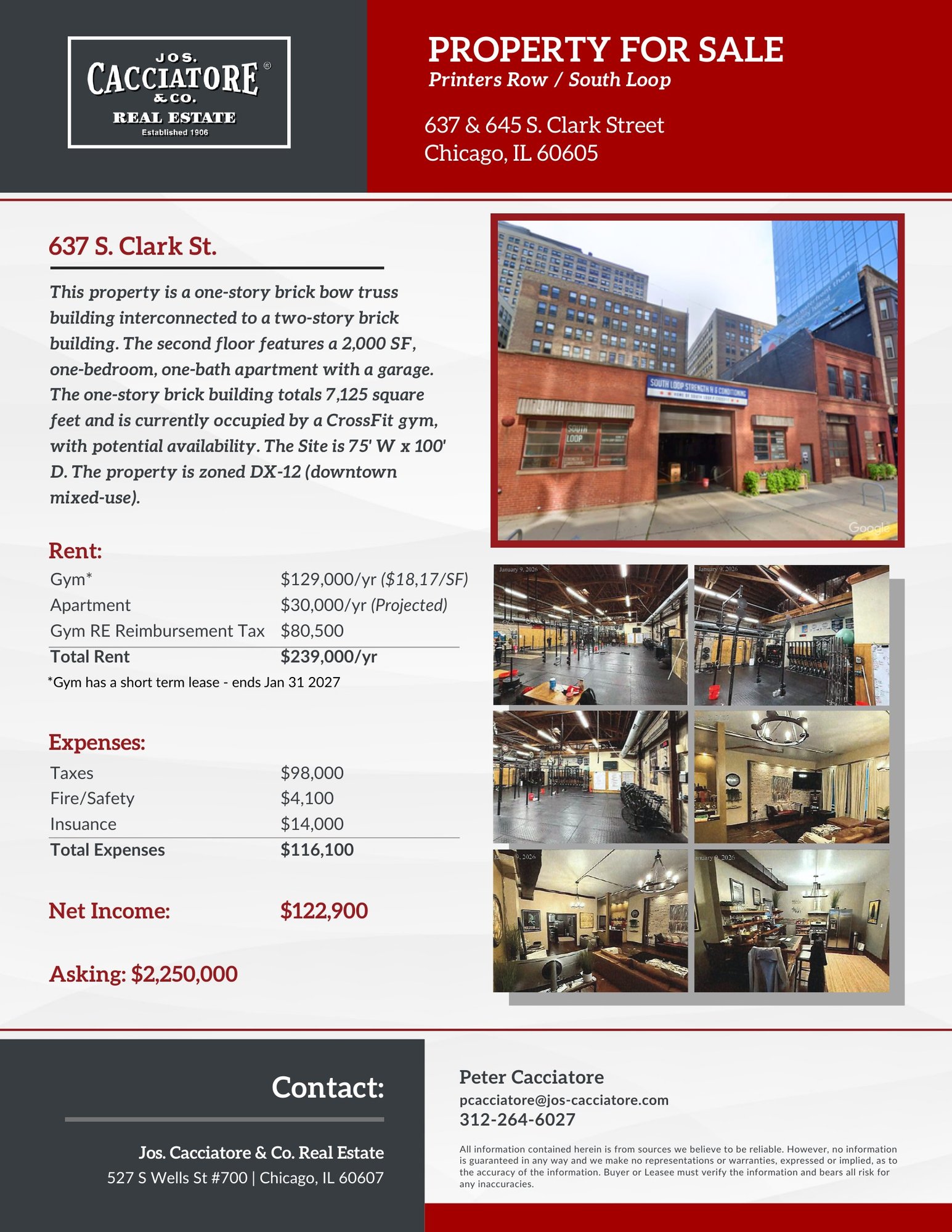 637 S Clark St, Chicago, IL 60605