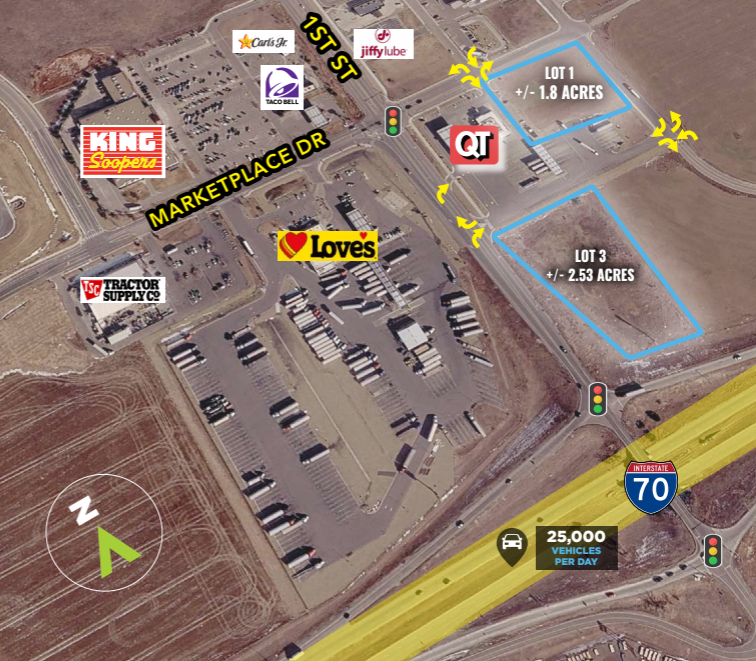 NE Quadrant of I-70 and 1st St, Bennett, CO 80102-8661 For Sale | Crexi.com