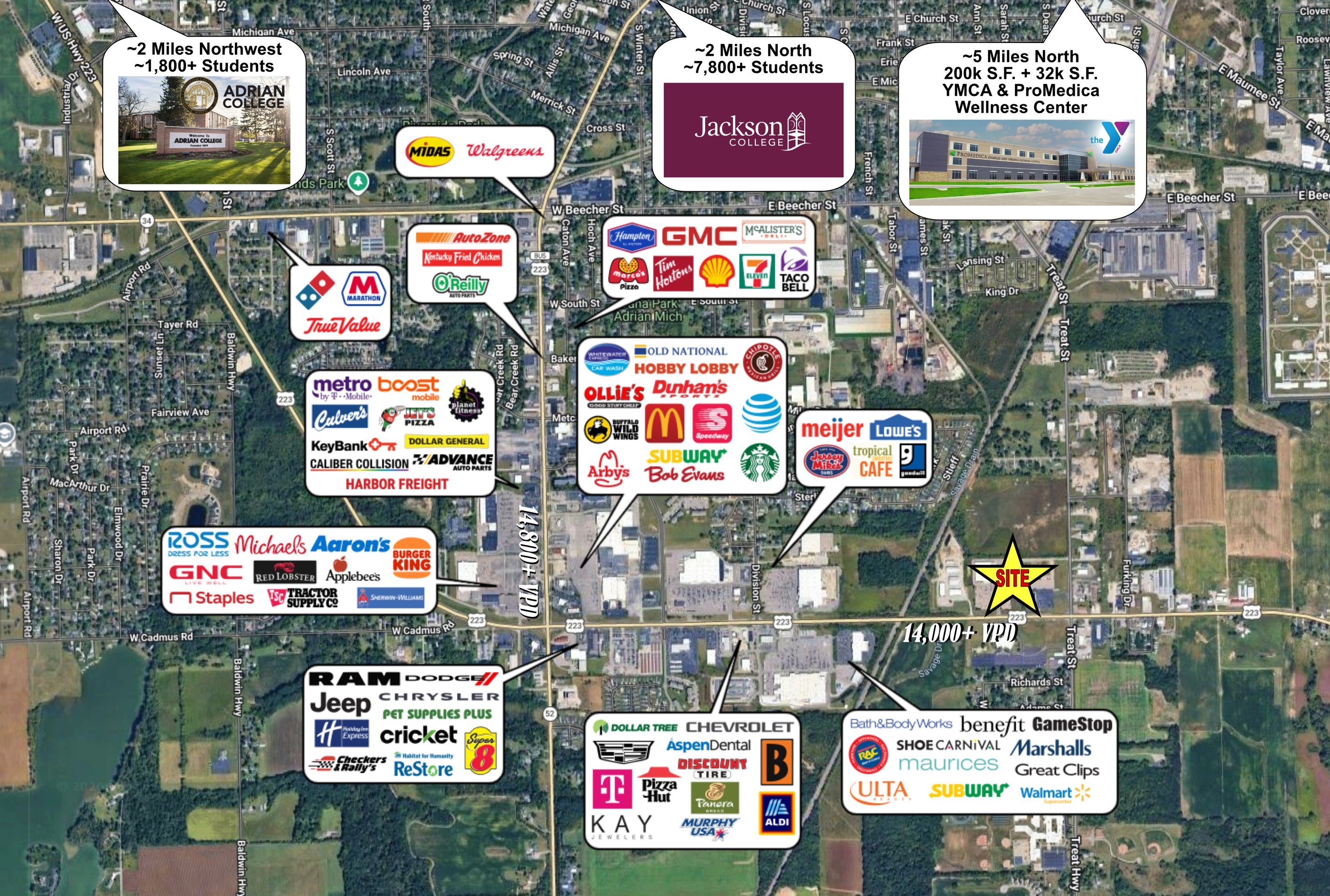 2070 E. US-223, Adrian, MI 49221 For Sale | Crexi.com