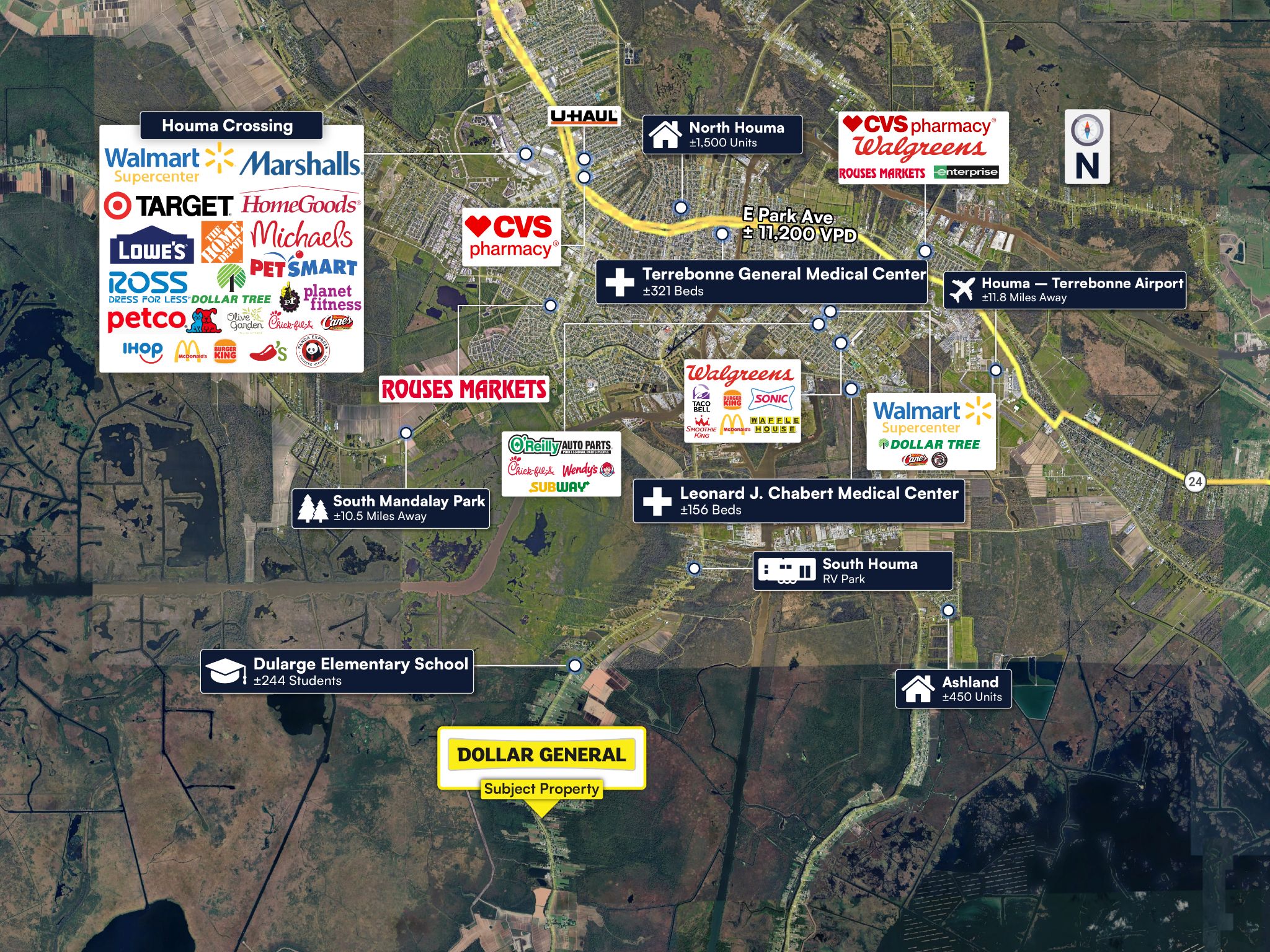 871 Bayou Dularge Rd, Houma, LA 70363 For Sale | Crexi.com