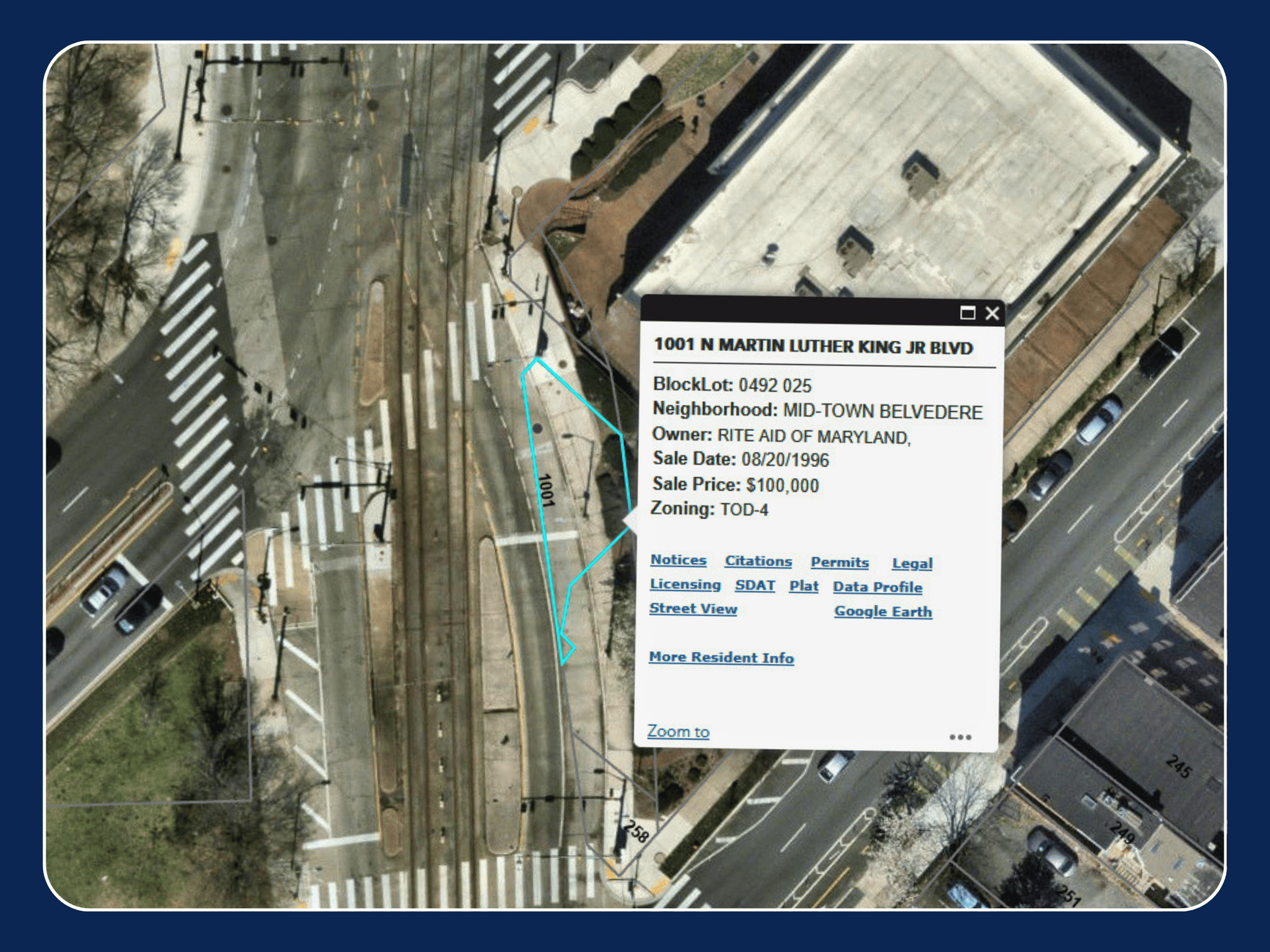 1001 North Martin Luther King Junior Boulevard, Baltimore, MD 21201 For ...