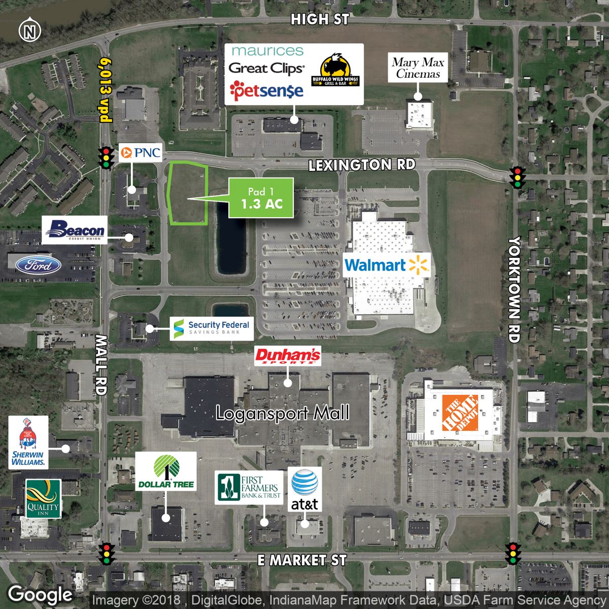 240 Mall Rd,Unit Pad 1, Logansport, IN 46947