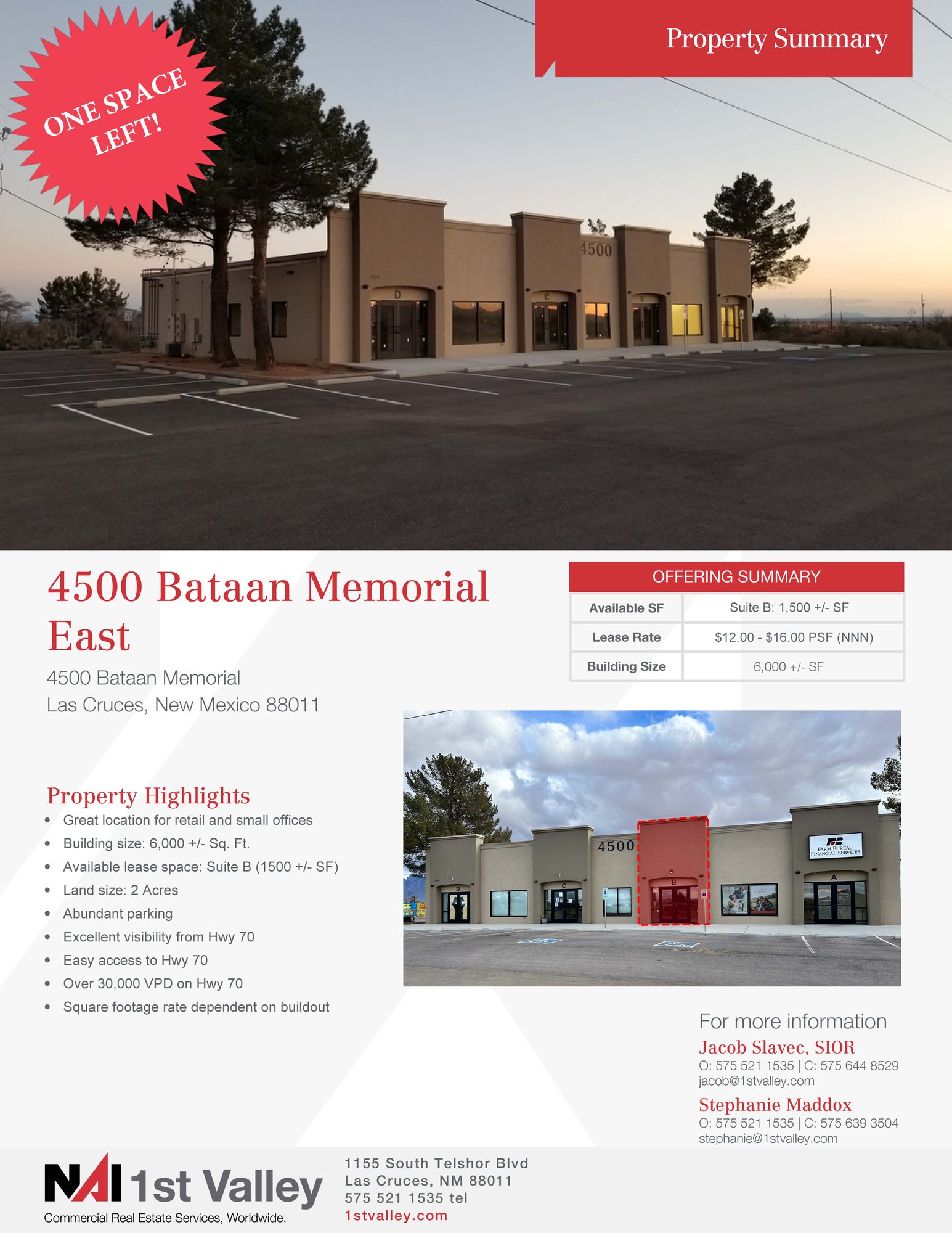 4500 Bataan Memorial, Las Cruces, NM 88011