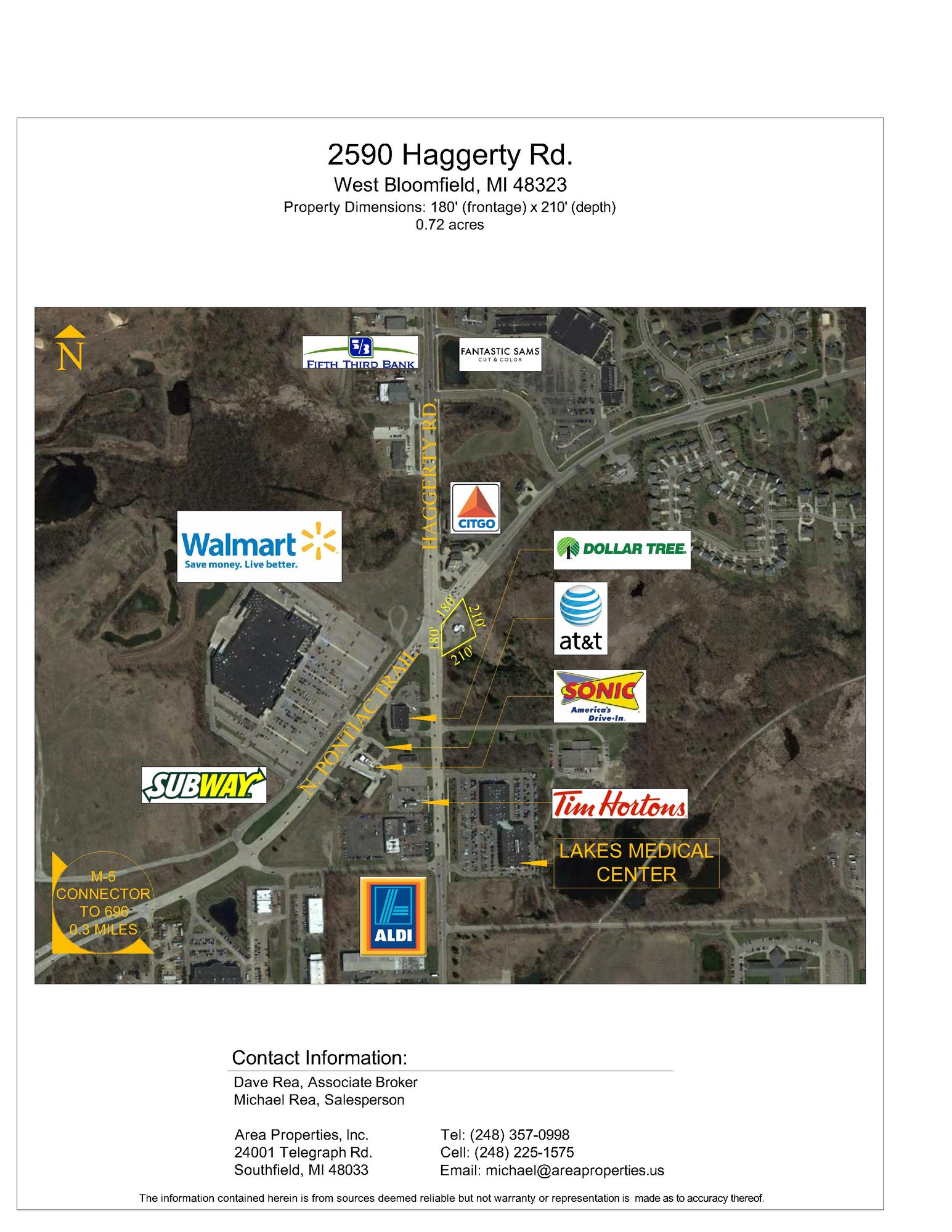2590 Haggerty Rd, West Bloomfield, MI 48323