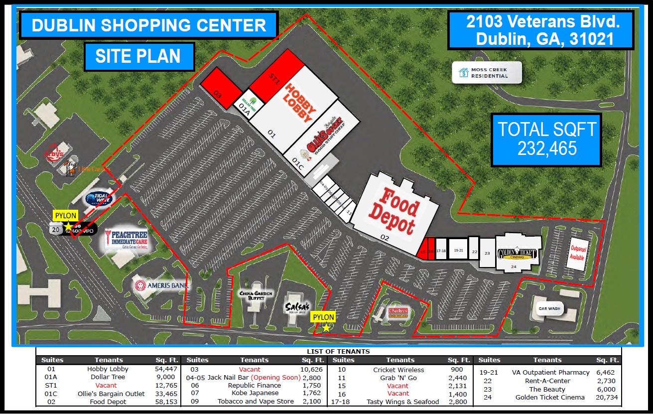 2103 Veterans Blvd, Dublin, GA 31021