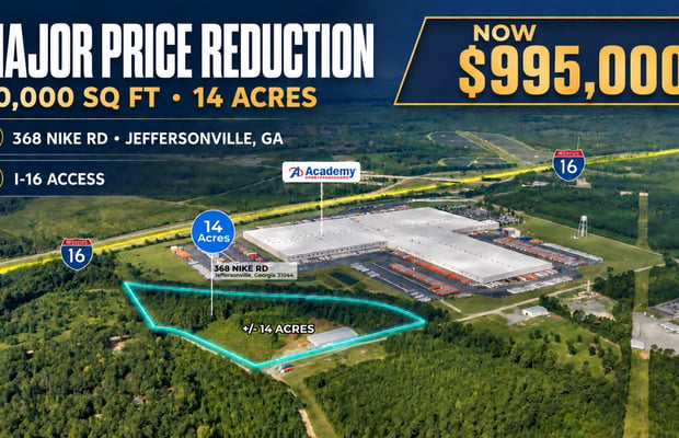 Industrial Properties for Sale in Twiggs County, GA | Crexi