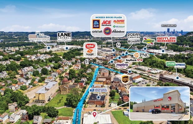 Retail Properties for Sale in Allegheny County, PA | Crexi