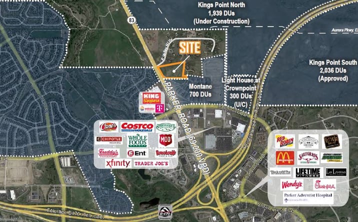 Pictures of Mixed Use, Land property located at SEC of Parker Rd. & Valley Hi Dr, Parker, CO 80134 for sales - image #1