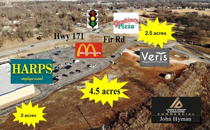 Pictures of Land property located at Lot 1 Hwy 171 & Fir Road, Carl Junction, MO 64834 for sales - image #1