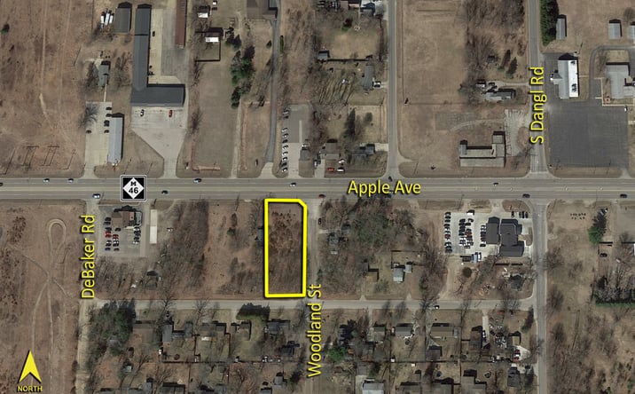Pictures of Land property located at VL E Apple Avenue (0.59 Acre), Muskegon, MI 49442 for sales - image #1