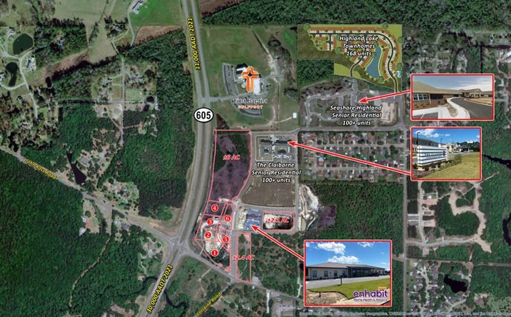 Pictures of Land property located at Highway 605 & John Ross Road, Gulfport, MS 39503 for sales - image #1