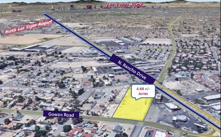 Pictures of Land property located at 3500 N Rancho Dr, Las Vegas, NV 89130 for sales - image #1