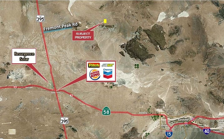 Pictures of Land property located at Fremont Peak Rd, Boron, CA 93516 for sales - image #1