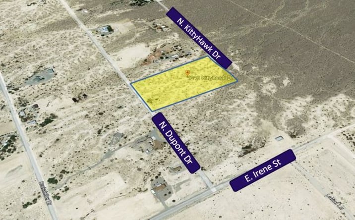 Pictures of Land property located at 1240 Kittyhawk Dr, Pahrump, NV 89060 for sales - image #1