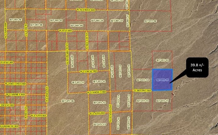Pictures of Land property located at 370 Irving Rd, Pahrump, NV 89060 for sales - image #1