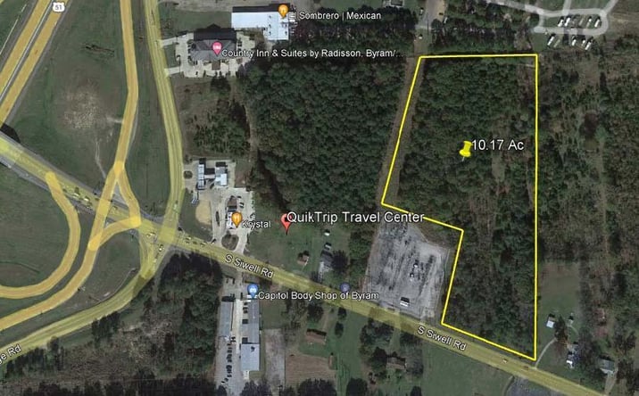 Pictures of Land property located at 7516 S Siwell Rd, Jackson, MS 39272 for sales - image #1
