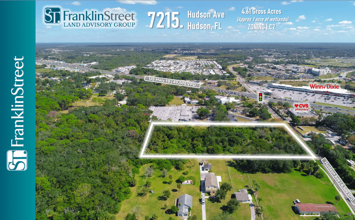 Pictures of Land property located at 7215 Hudson Ave, Hudson, FL 34667 for sales - image #1