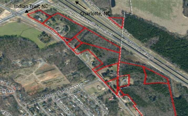Pictures of Land property located at 5914-6114 Secrest Short Cut Rd, Monroe, NC 28110 for sales - image #1