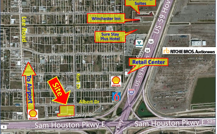 Pictures of Land property located at NWC Beltway 8 @ Kurt Drive, Houston, TX 77396 for sales - image #1