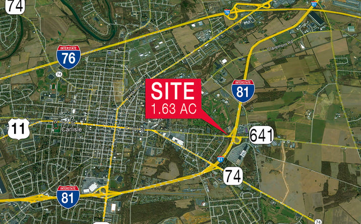 Pictures of Land, Mixed Use property located at I-81 And W . Trindle Road,, Carlisle, PA 17013 for sales - image #1