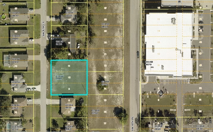 Pictures of Land property located at 2630 SW 8th Pl, Cape Coral, FL 33914 for sales - image #1