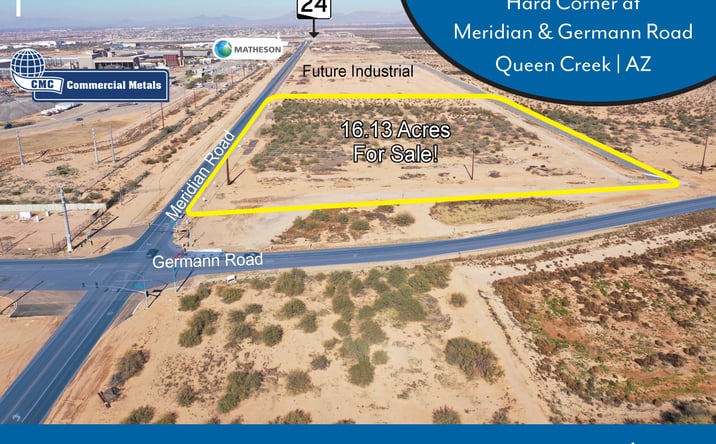 Pictures of Land property located at S Meridian Road & Germann Road, Queen Creek, AZ 85142 for sales - image #1