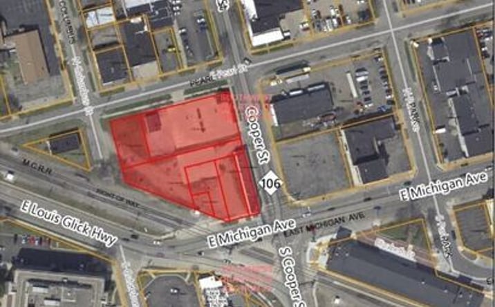 Pictures of Retail, Office, Industrial property located at 108 Cooper Street, Jackson, MI 49201 for sales - image #1