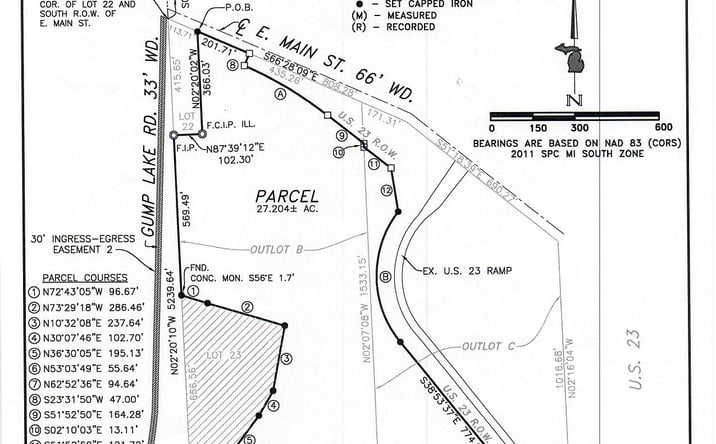 Pictures of Land property located at 1 Main St, Milan, MI 48160, 1 East Main St. Milan, MI, Milan, MI 48160 for sales - image #1