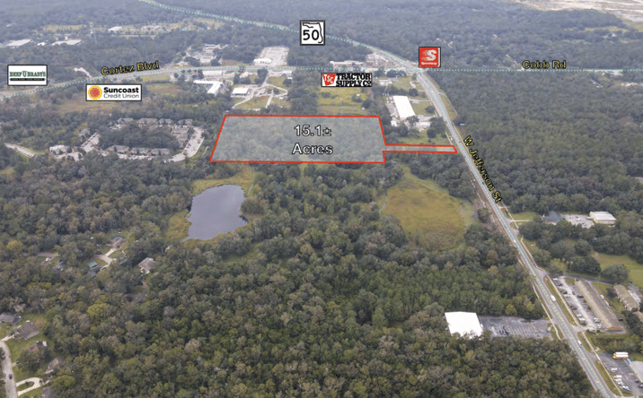 Pictures of Land property located at 1455 W Jefferson St, Brooksville, FL 34601 for sales - image #1