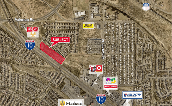 Pictures of Land property located at 5500 Block of E I-10 Frontage Rd | I-10 & Valencia Rd, Tucson, AZ 85756 for sales - image #1