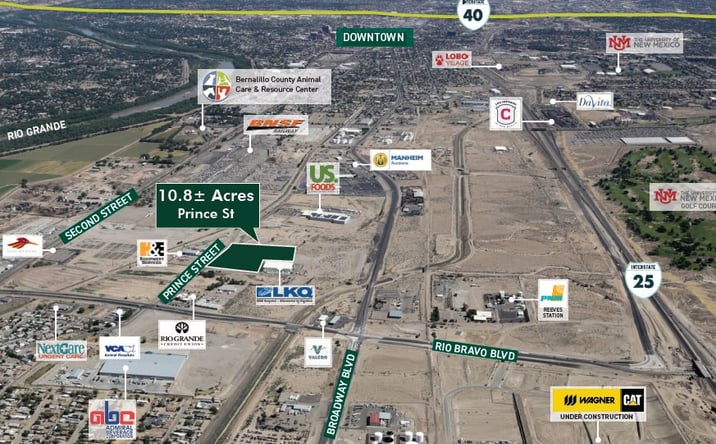 Pictures of Land property located at 3750 Prince St SE, Albuquerque, NM 87105 for sales - image #1