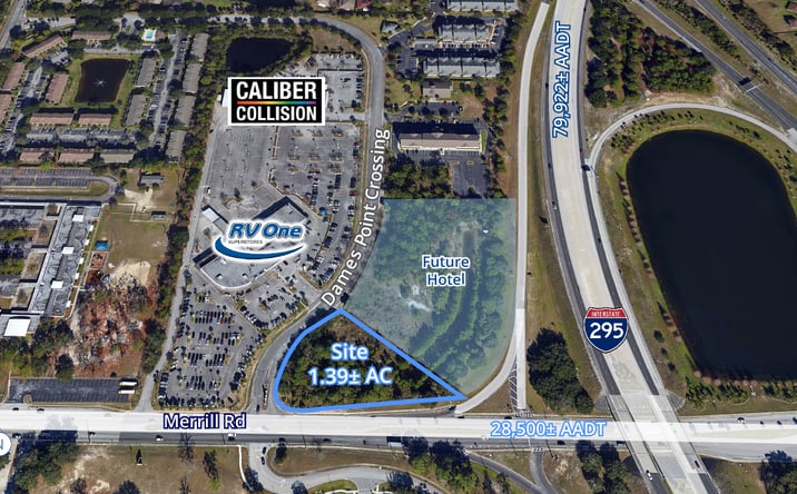 Pictures of Land property located at NEC Merrill Rd & Dames Point Crossing Blvd, Jacksonville, FL 32277 for sales - image #1