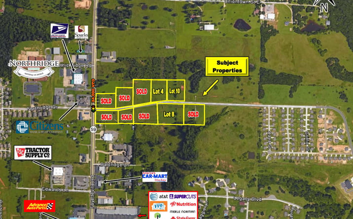 Pictures of Land property located at Northridge Drive, Van Buren, AR 72956 for sales - image #1