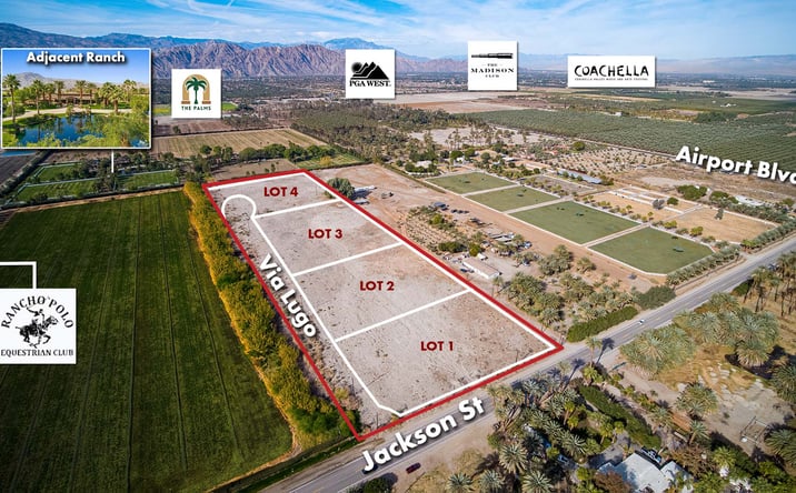 Pictures of Land property located at Jackson St & Via Lugo Ct, Vista Santa Rosa, CA 92274 for sales - image #1