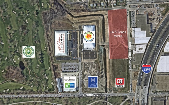 Pictures of Land property located at Grand Avenue & County Line Road, Bensenville, IL 60164 for sales - image #1