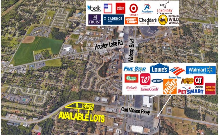 Pictures of Land property located at Carl Vinson Pkwy Lot 12, Warner Robins, GA 31088 for sales - image #1