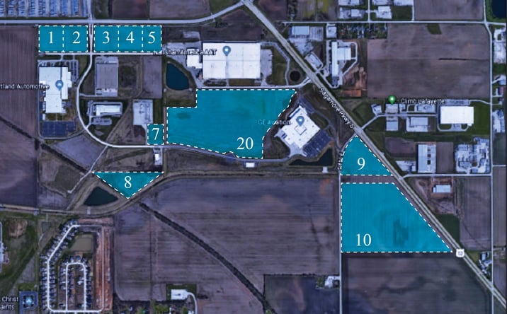 Pictures of Land property located at US 52 and 350 South Park 350, Lafayette, IN 47909 for sales - image #1