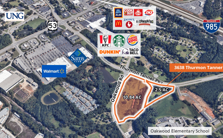 Pictures of Land property located at 3638 Thurmon Tanner Pkwy, Oakwood, GA 30566 for sales - image #1