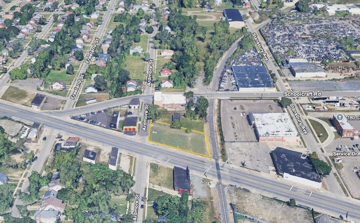 Pictures of Land property located at 14082, 14070, 14092, and 14098 Grand River, Detroit, MI 48227 for sales - image #1