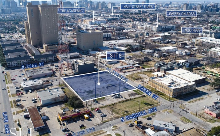 Pictures of Land property located at 4408 Bryan Street, Dallas, TX 75204 for sales - image #1